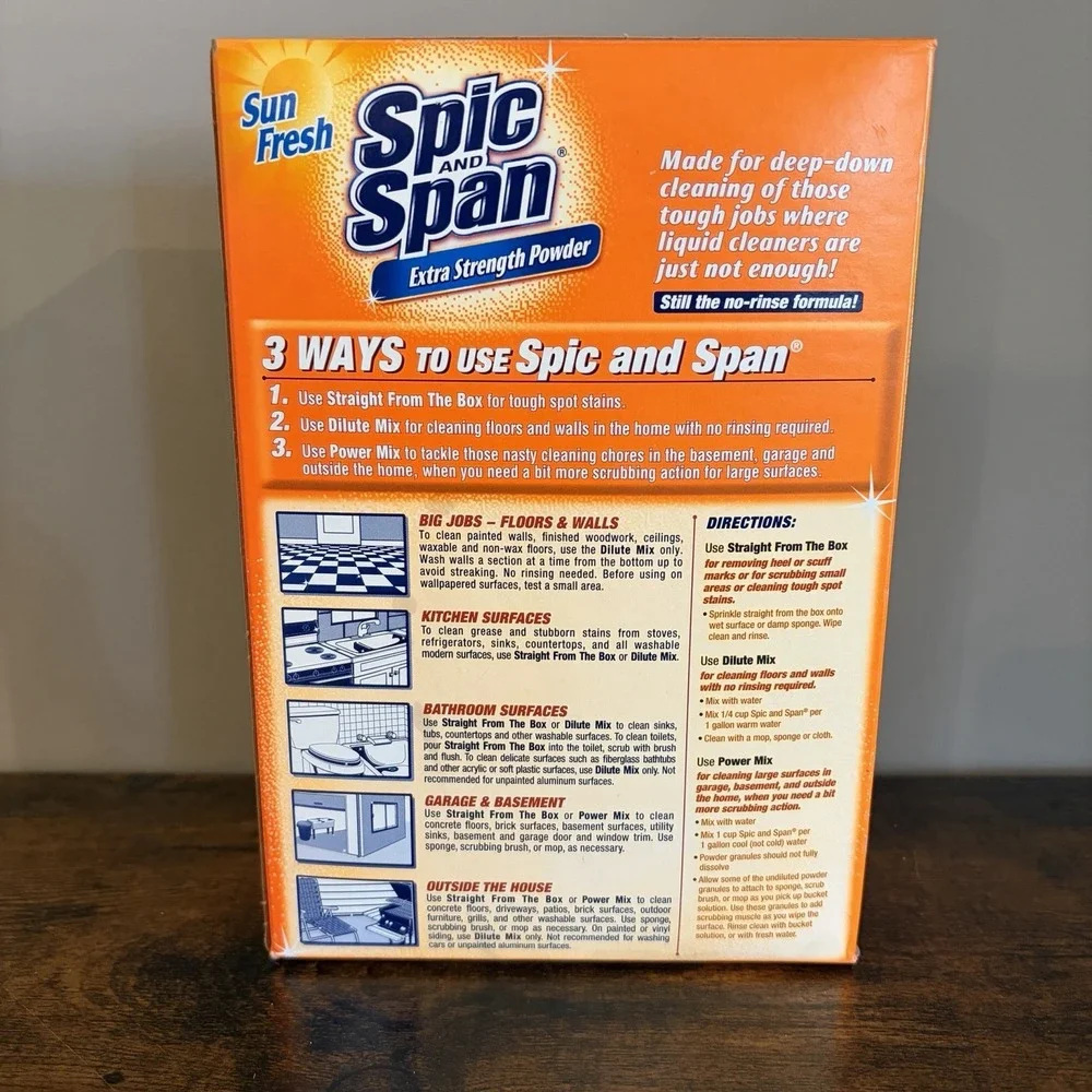 Spic and Span Extra Strength Powder Sun Fresh, New, 27 Oz
